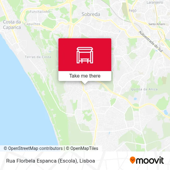 Rua Florbela Espanca (Escola) map