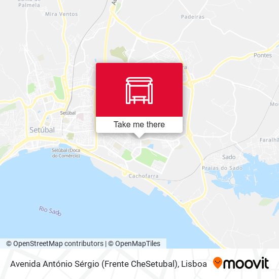 Avenida António Sérgio (Frente CheSetubal) map