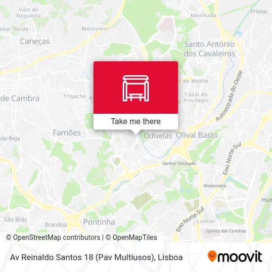 Av Reinaldo Santos 18 (Pav Multiusos) map