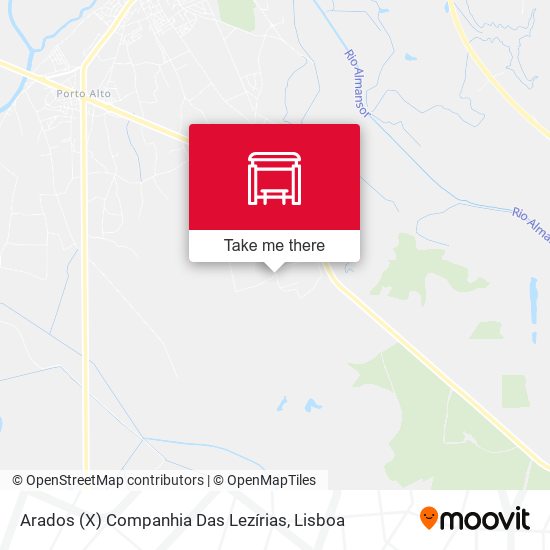 Arados (X) Companhia Das Lezírias map