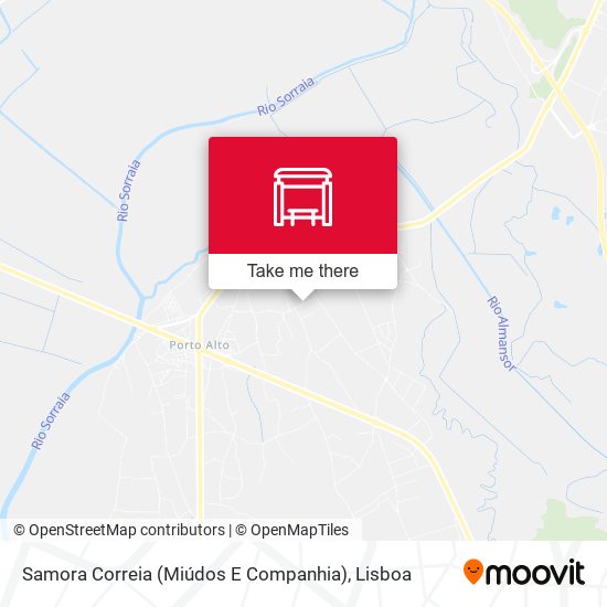 Samora Correia (Miúdos E Companhia) map