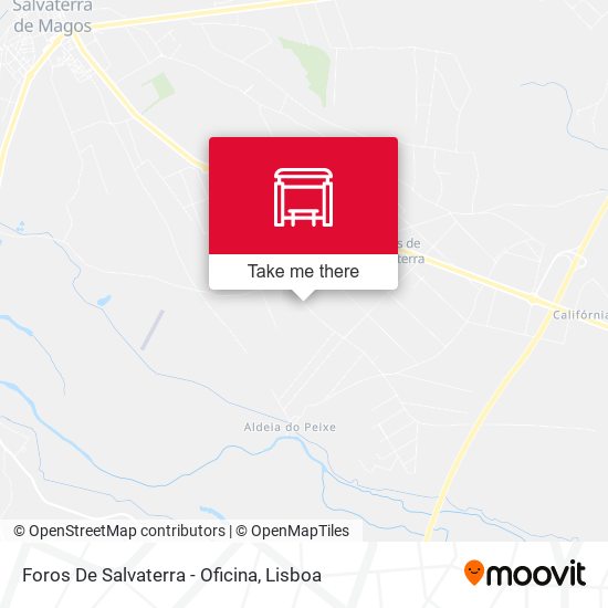 Foros De Salvaterra - Oficina mapa