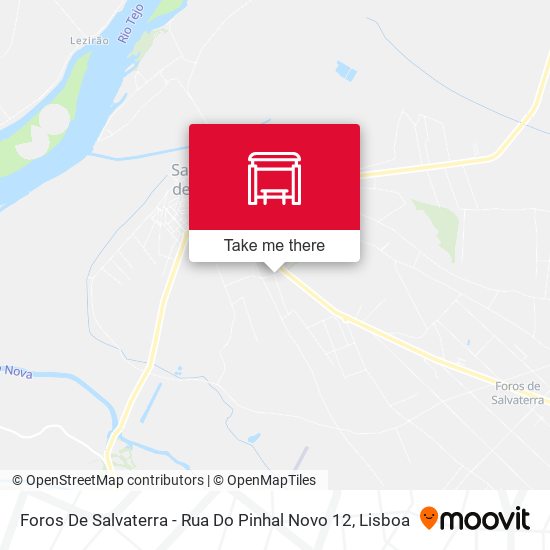 Foros De Salvaterra - Rua Do Pinhal Novo 12 map