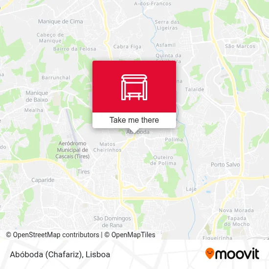 Abóboda (Chafariz) map