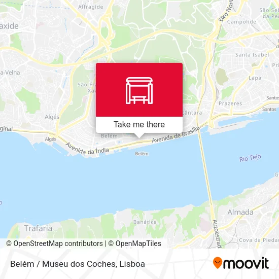Belém / Museu dos Coches map