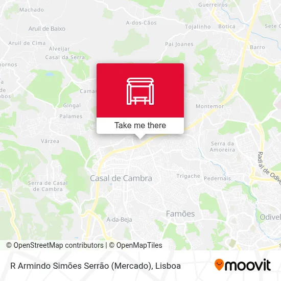 R Armindo Simões Serrão (Mercado) map