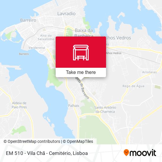 EM 510 - Vila Chã - Cemitério map