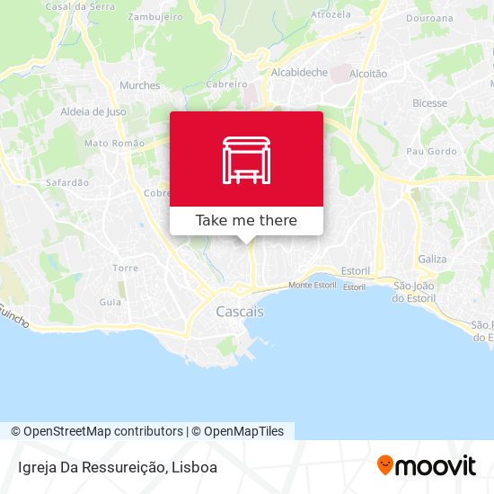 Igreja Da Ressureição map