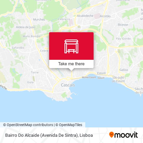 Bairro Do Alcaide (Avenida De Sintra) mapa