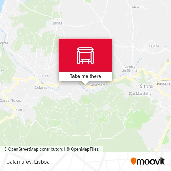 Galamares map