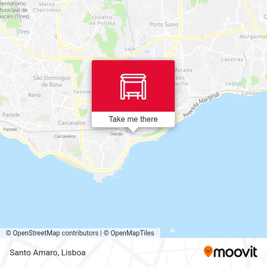 Santo Amaro map