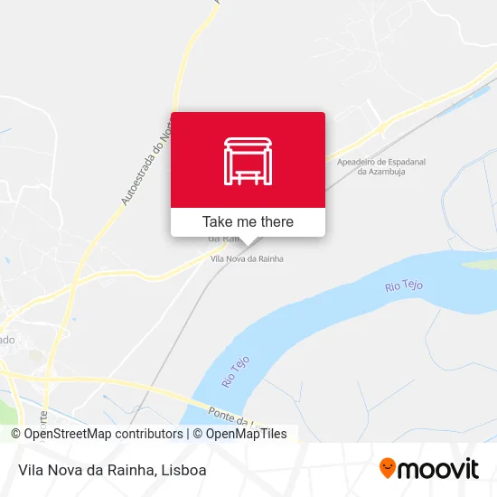 Vila Nova da Rainha map