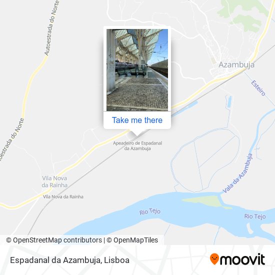 Espadanal da Azambuja mapa