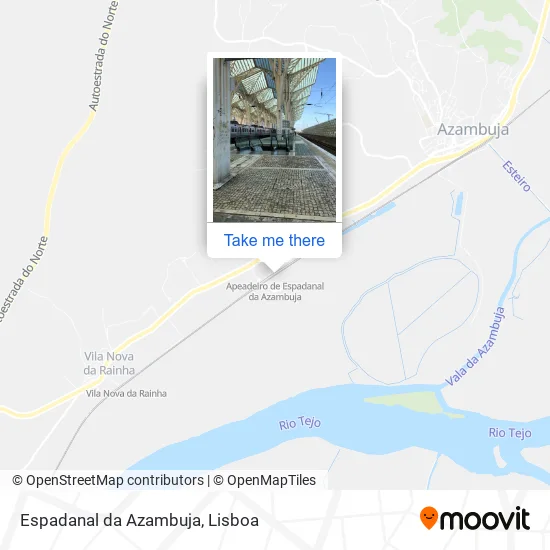 Espadanal da Azambuja map