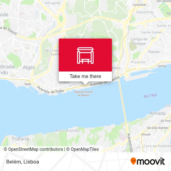 Belém map