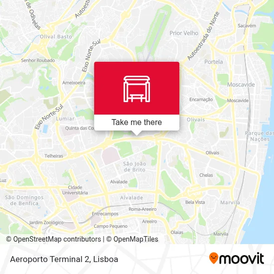 Aeroporto Terminal 2 map