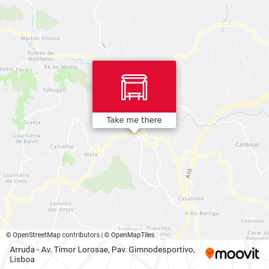 Arruda - Av. Timor Lorosae, Pav. Gimnodesportivo map