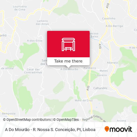 A Do Mourão - R. Nossa S. Conceição, Pt map