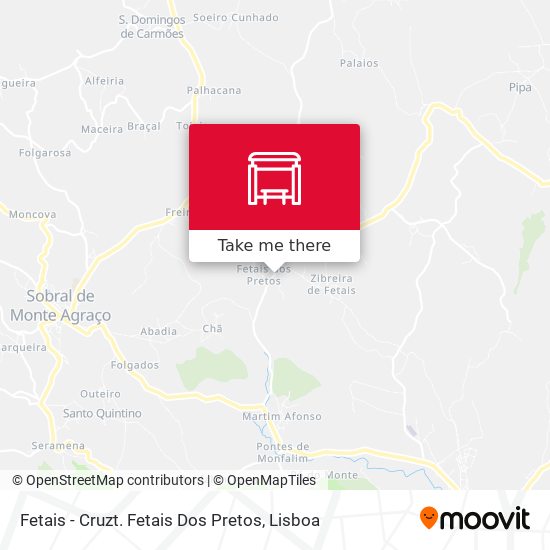 Fetais - Cruzt. Fetais Dos Pretos map