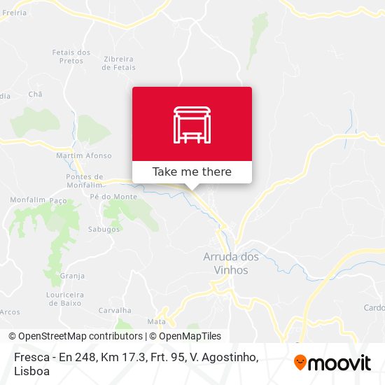 Fresca - En 248, Km 17.3, Frt. 95, V. Agostinho map