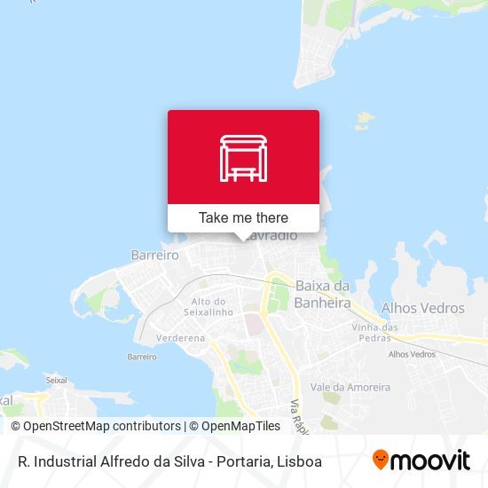 R. Industrial Alfredo da Silva - Portaria map