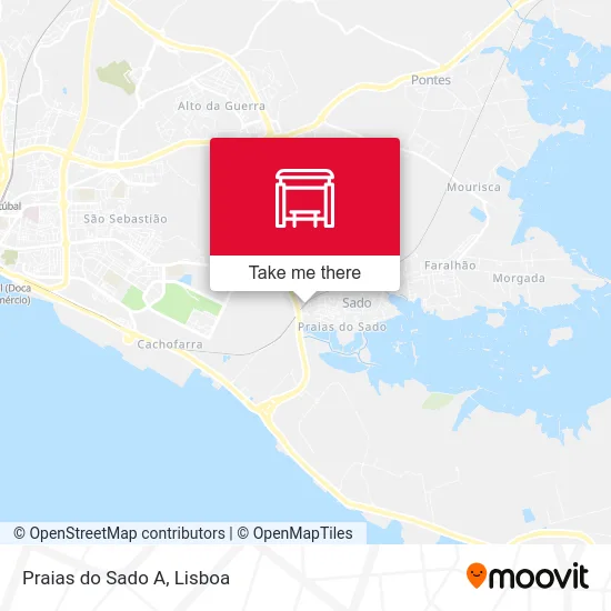 Praias do Sado A map