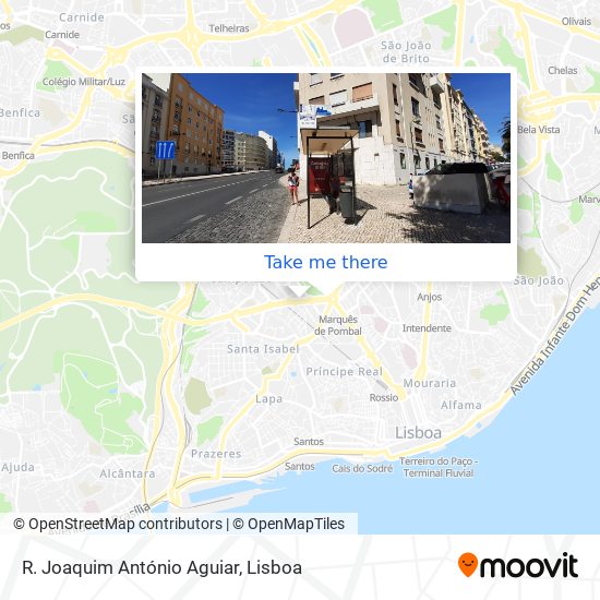 R. Joaquim António Aguiar mapa