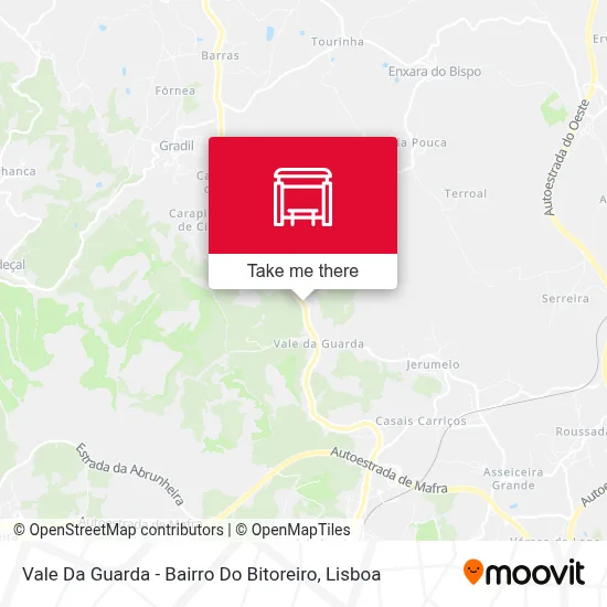 Vale Da Guarda - Bairro Do Bitoreiro map