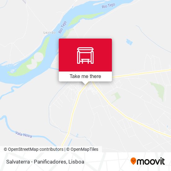 Salvaterra - Panificadores mapa