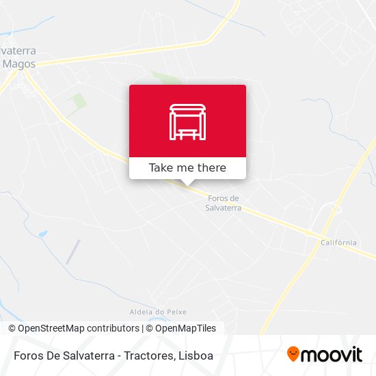 Foros De Salvaterra - Tractores map
