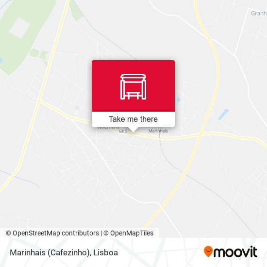 Marinhais (Cafezinho) mapa