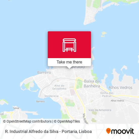 R. Industrial Alfredo da Silva - Portaria mapa