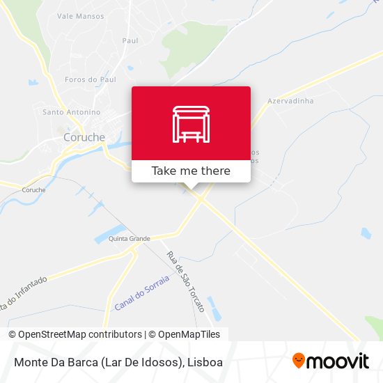 Monte Da Barca (Lar De Idosos) mapa