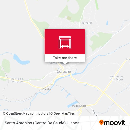 Santo Antonino (Centro De Saúde) mapa