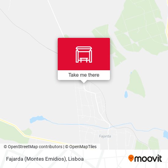 Fajarda (Montes Emídios) map