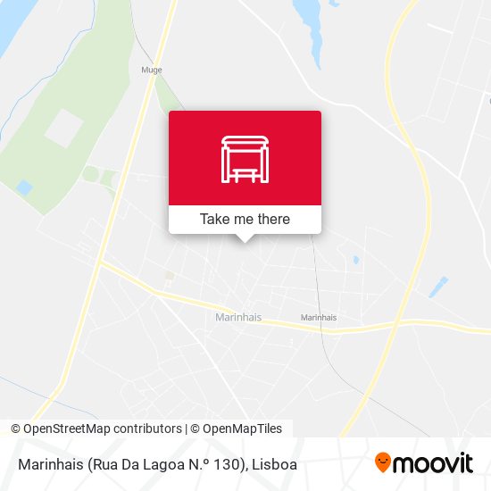 Marinhais (Rua Da Lagoa N.º 130) map