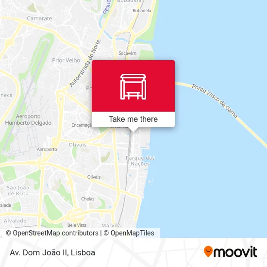 Av. Dom João II map