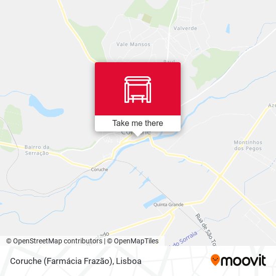 Coruche (Farmácia Frazão) mapa