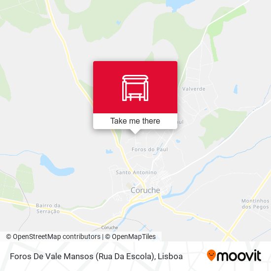 Foros De Vale Mansos (Rua Da Escola) mapa