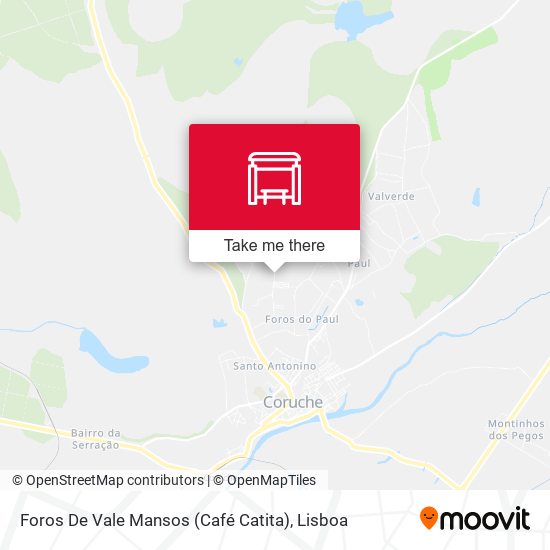 Foros De Vale Mansos (Café Catita) mapa