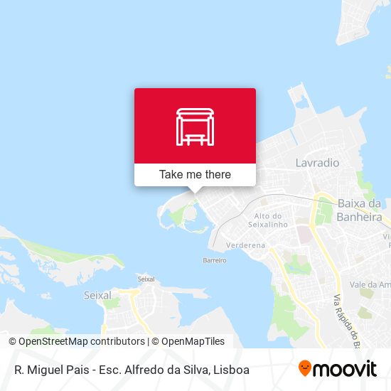 R. Miguel Pais - Esc. Alfredo da Silva mapa