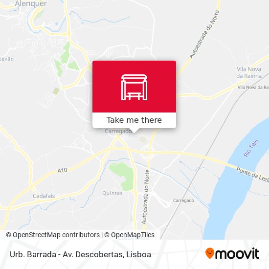 Urb. Barrada - Av. Descobertas map