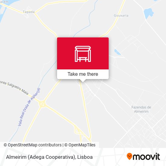 Almeirim (Adega Cooperativa) map