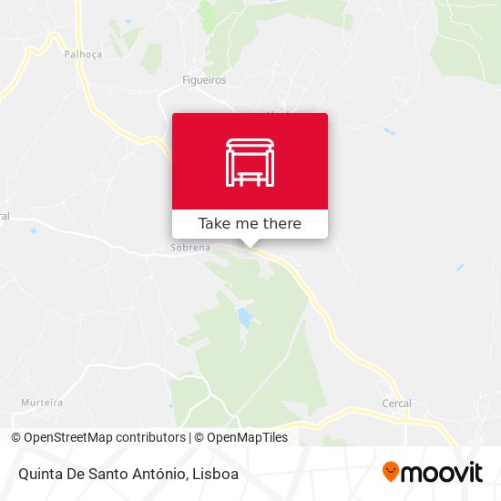 Quinta De Santo António mapa