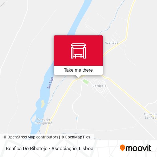 Benfica Do Ribatejo - Associação map