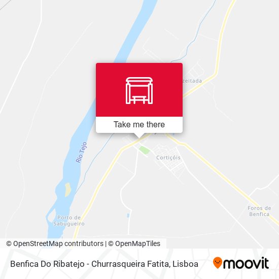 Benfica Do Ribatejo - Churrasqueira Fatita mapa