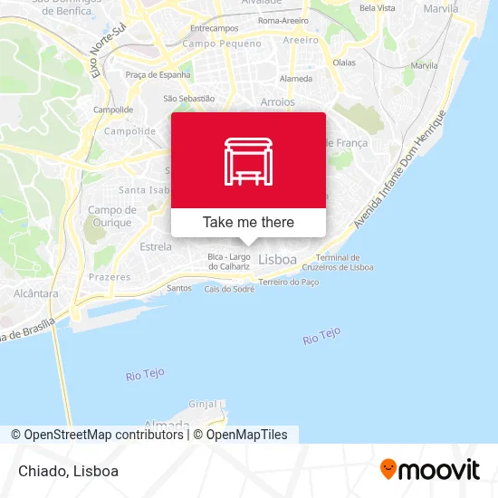 Chiado map