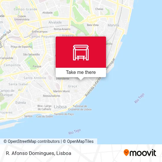 R. Afonso Domingues map