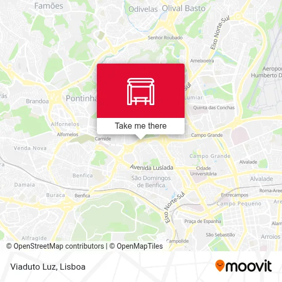 Viaduto Luz map