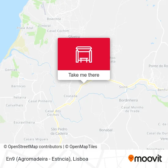 En9 (Agromadeira - Estncia) map